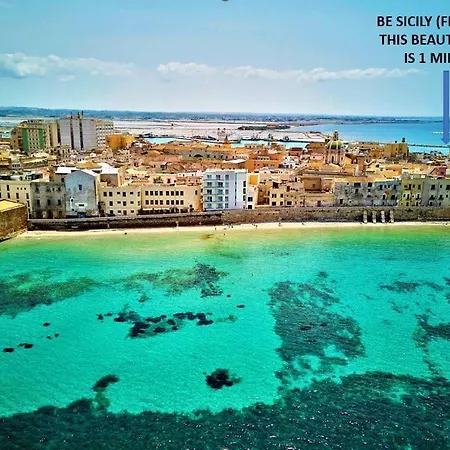 Be Sicily - In The Center 80 Mt From The Beach - In Centro Sul Mare - 70 Mq Trapani Esterno foto